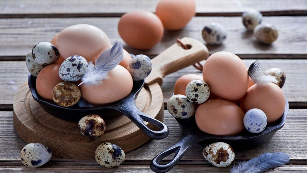 Τα αυγά κοτόπουλου και ορτυκιού έχουν θετική επίδραση στις ανδρικές ορμόνες